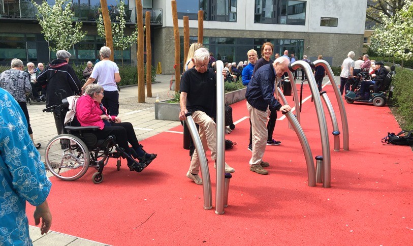 Motion aktive ældre plejehjems have